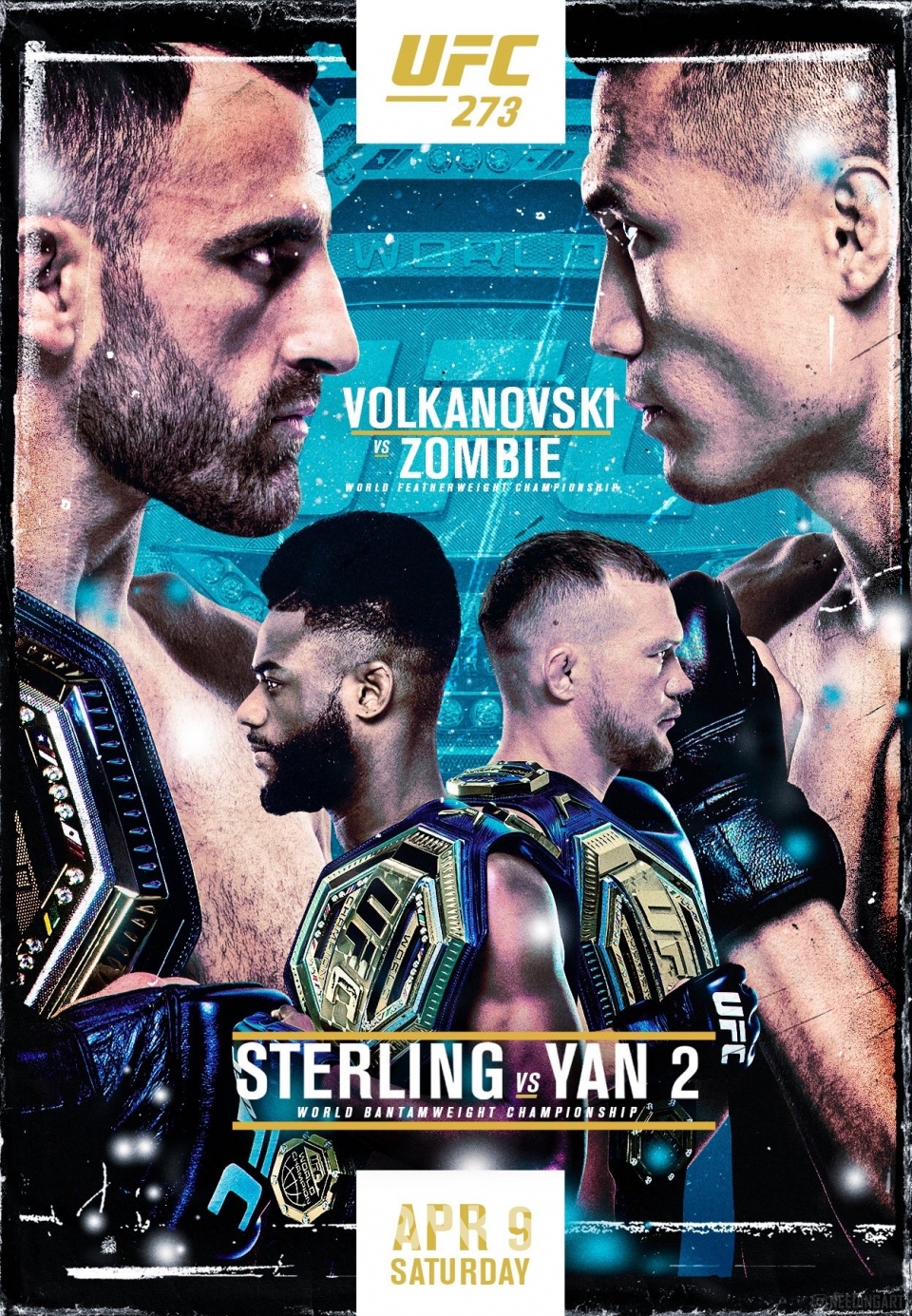 UFC 273 공식 포스터