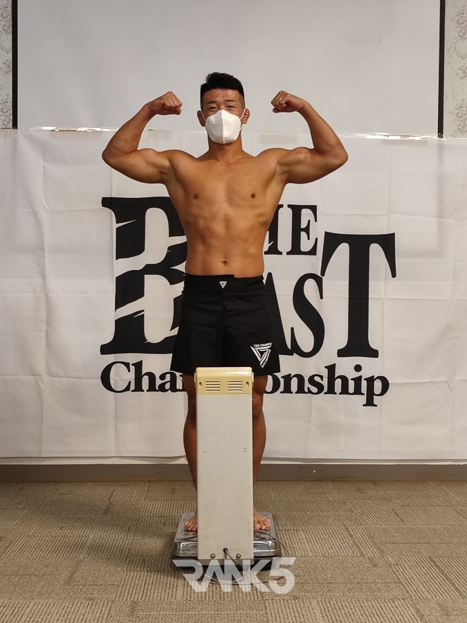 85kg 계약 김현민(86.90kg) vs 라인재(84.90kg)Ⓒ정성욱 기자